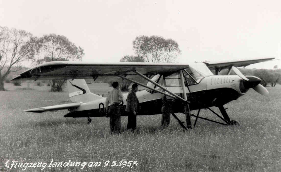 Großflugtag in Oberschützen, 12. Mai 1957