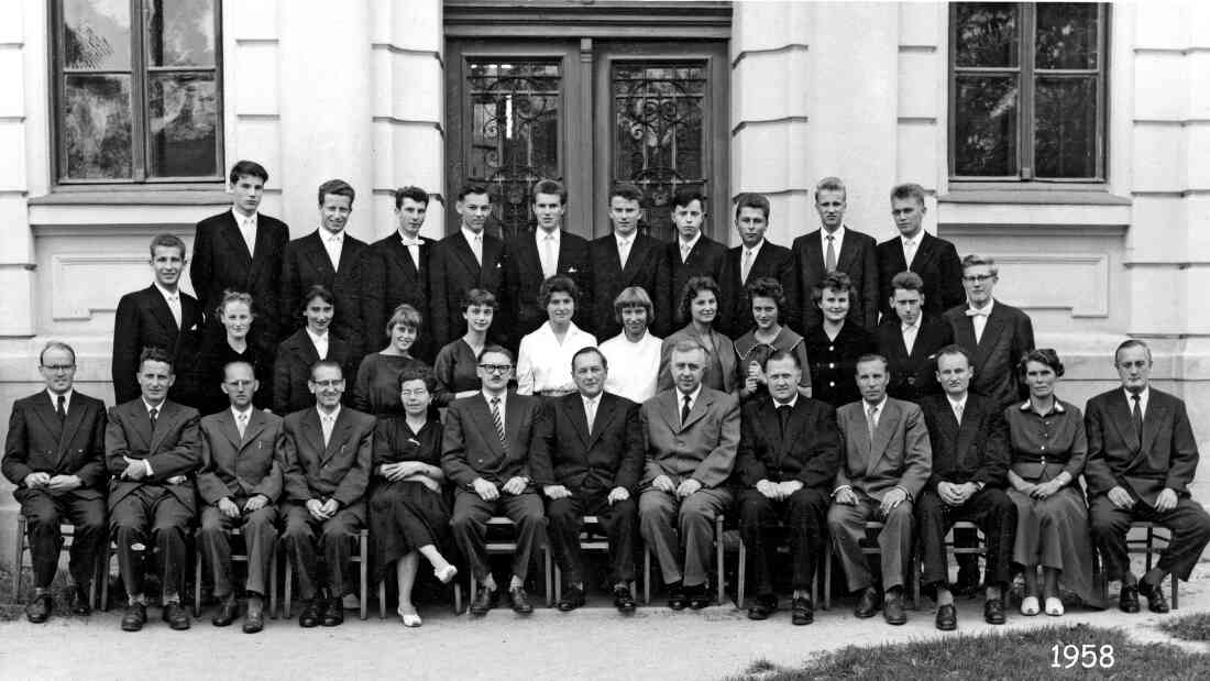 Maturajahrgang 1958 des Gymnasiums Oberschützen, Direktor Staber