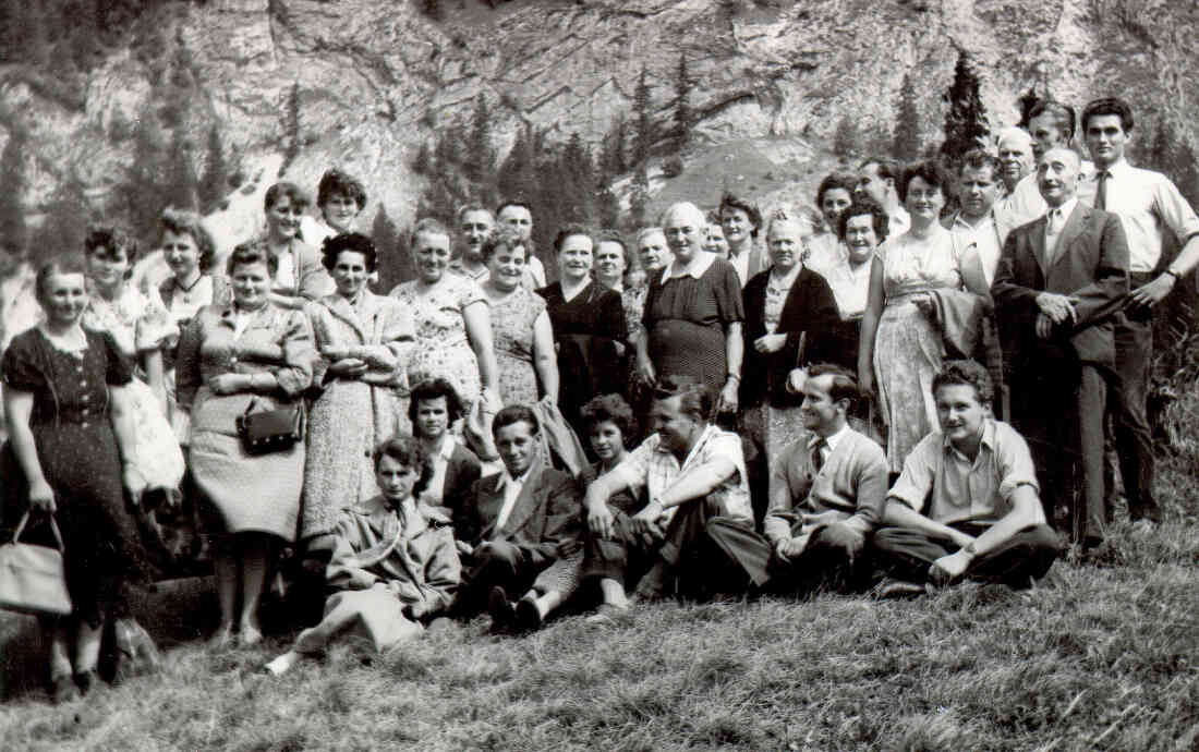 Oberschützer Ausflug nach Admont, 1957