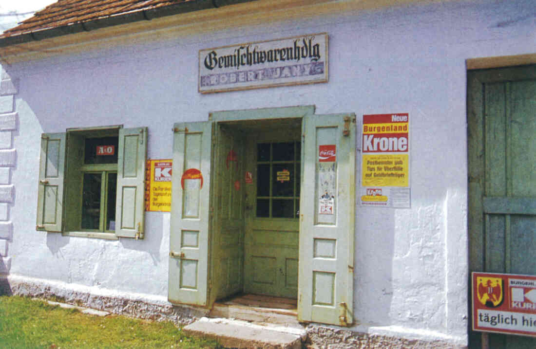 Gemischtwarenhandlung Robert Jany - Unterschützen 55