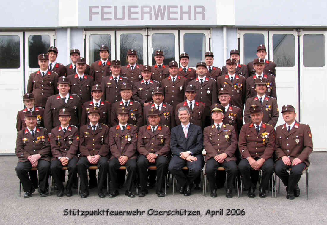 Stützpunktfeuerwehr Oberschützen 2006, Kdt Julius(Jussi) Winkler