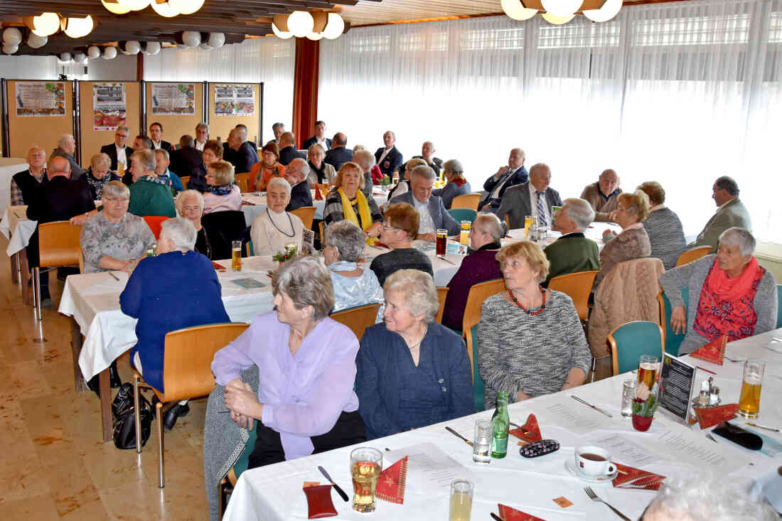 Weihnachtsfeier der Senioren, 2019, im Restaurant Pranger