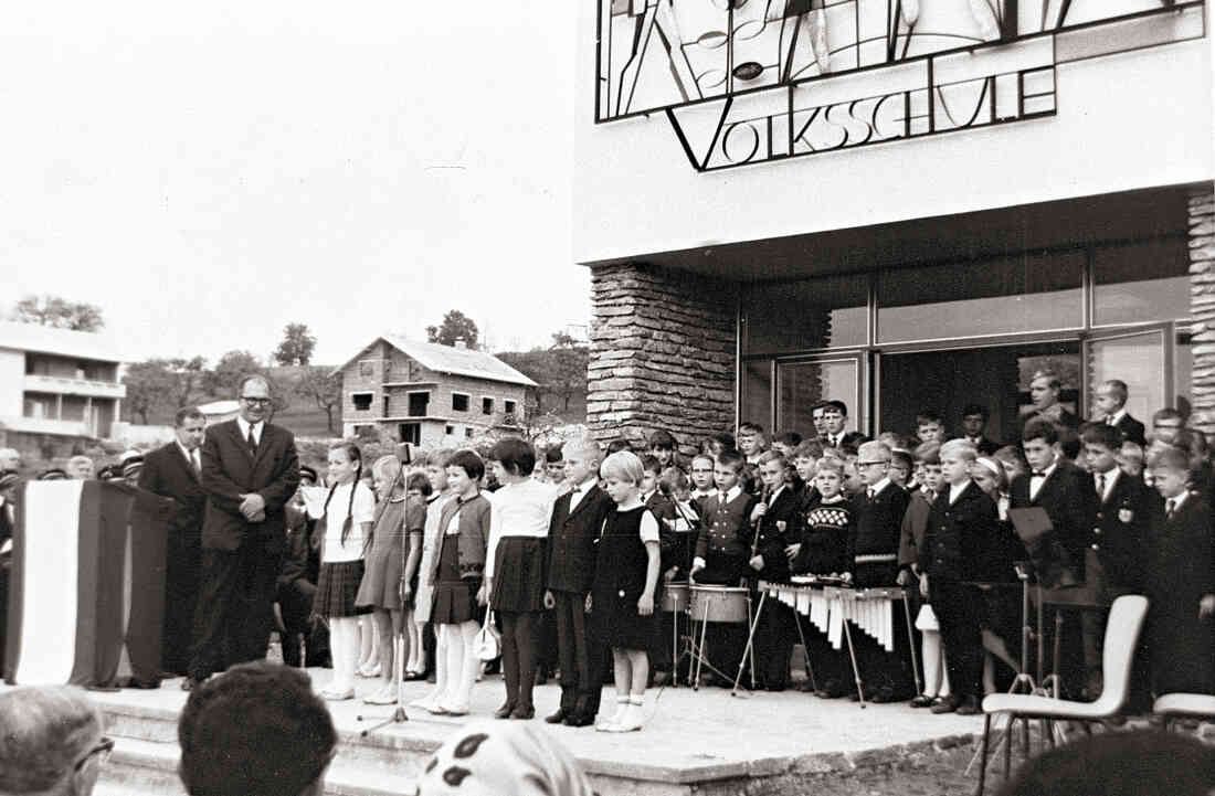 Einweihung Volksschule Oberschützen, 1966