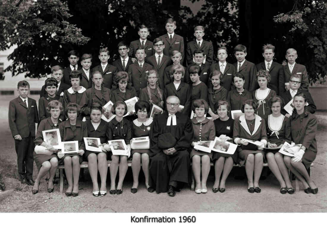 Konfirmation 1960, Pfarrer Kurt Tepperberg