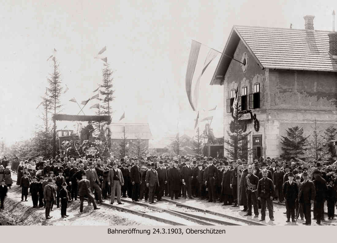 Bahneröffnung 24.3.1903, Oberschützen