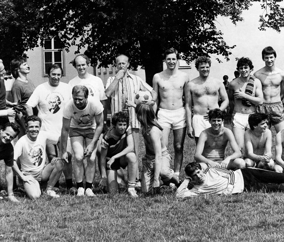Kammermusiktage Oberschützen 1981, Fussballspiel: Professoren gegen Studenten