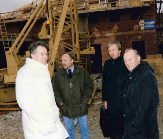 Dezember 1992 - Gleichenfeier