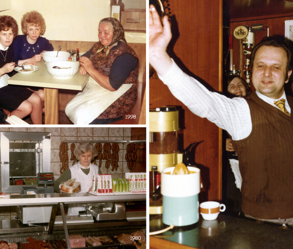 Dienstpersonal im Gasthof Istvanits