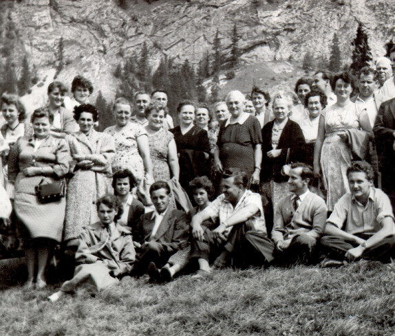 Oberschützer Ausflug nach Admont, 1957