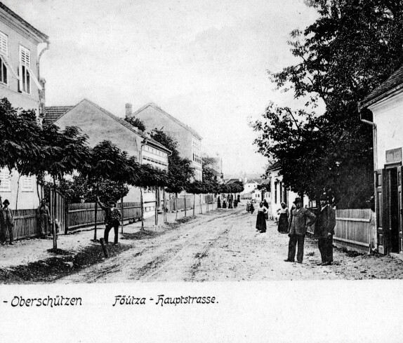Hauptstraße Oberschützen 1907