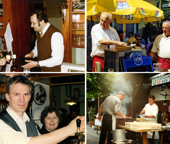 Gasthof Istvanits mit Dienstpersonal
