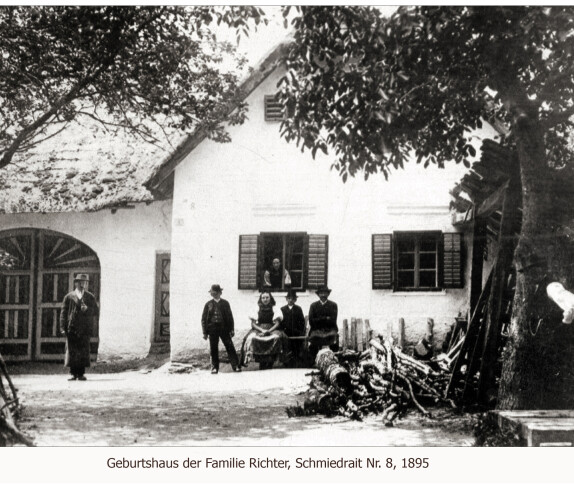 Familie Richter, Schmiedrait Nr. 8, 1895