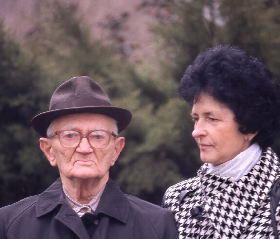 Julius Simon mit seiner Tochter Luise Wipfler