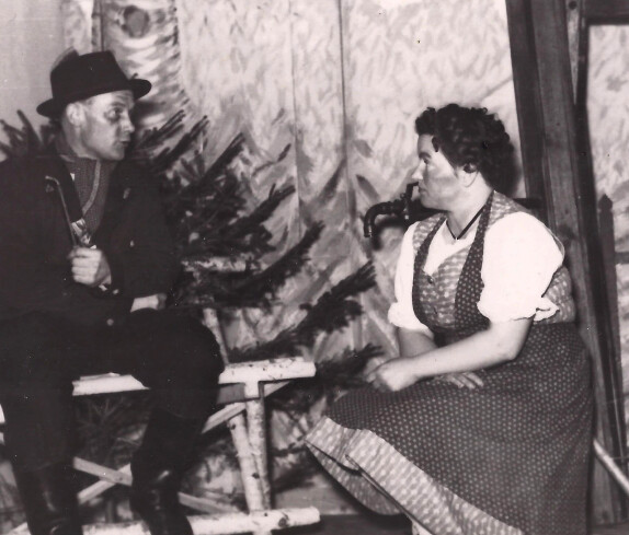 Theateraufführung "Der Meineidbauer" - Hans Titz und Christine Sokol