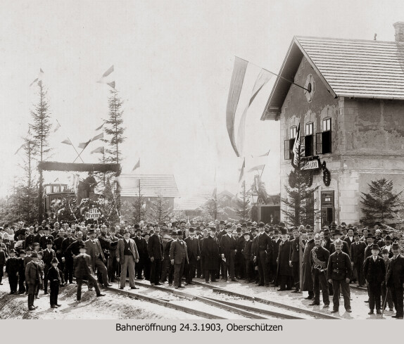 Bahneröffnung 24.3.1903, Oberschützen