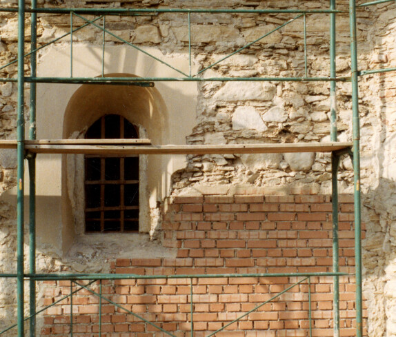 Kirchenrestaurierung - Friedhofskirche Oberschützen 1988