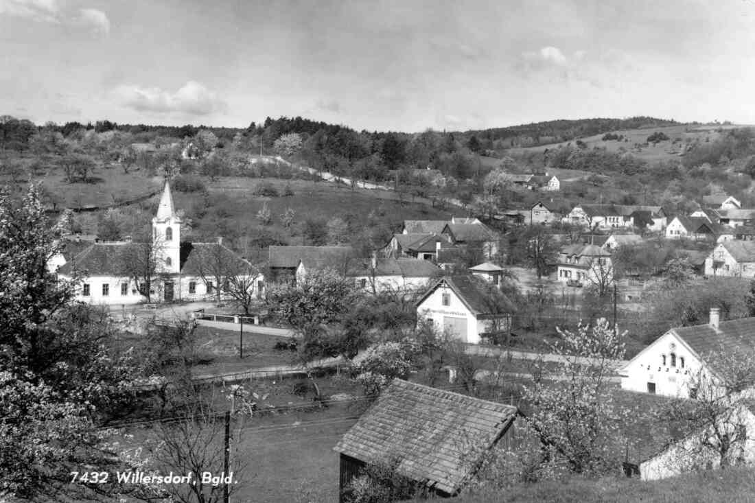 Ortsansicht von Willersdorf 1969