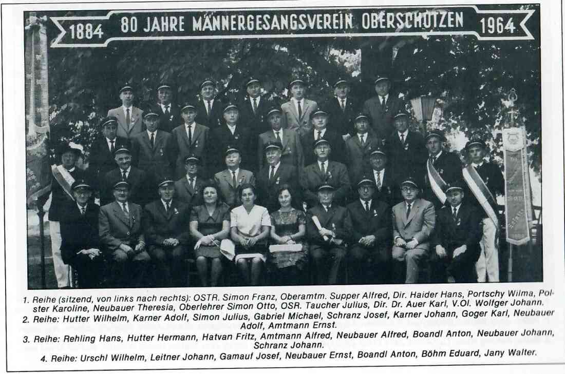 80 Jahre Männergesangsverein Oberschützen