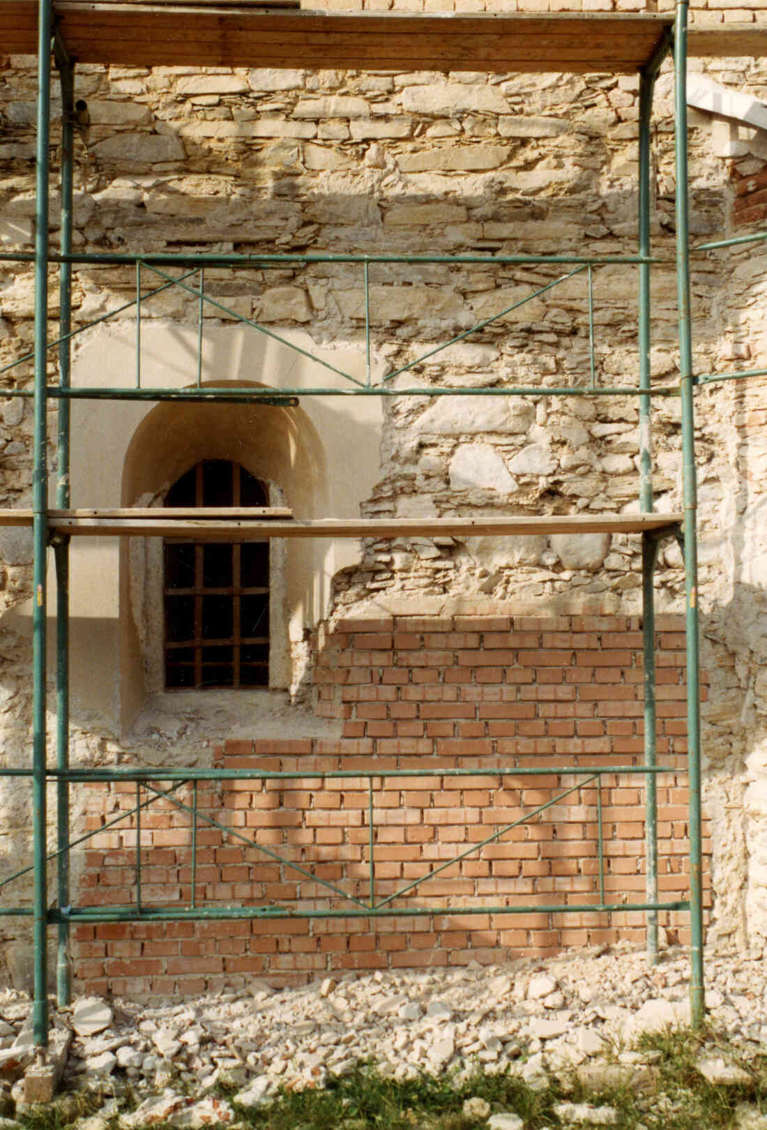 Kirchenrestaurierung - Friedhofskirche Oberschützen 1988